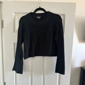 Cropped Black Sweater